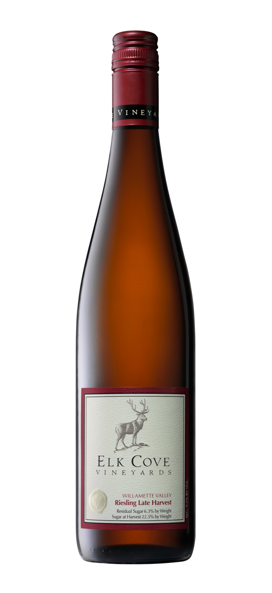 Elk Cove Riesling Late Harvest Wine Bottle